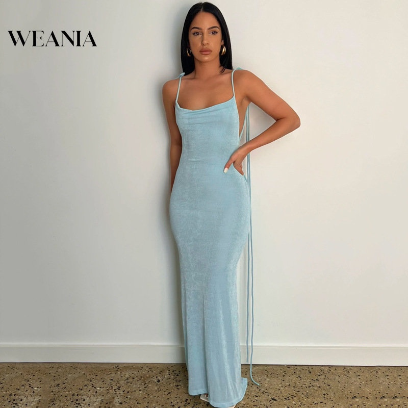 Đầm DàI Hở Lưng Thanh LịCh Cho Nữ