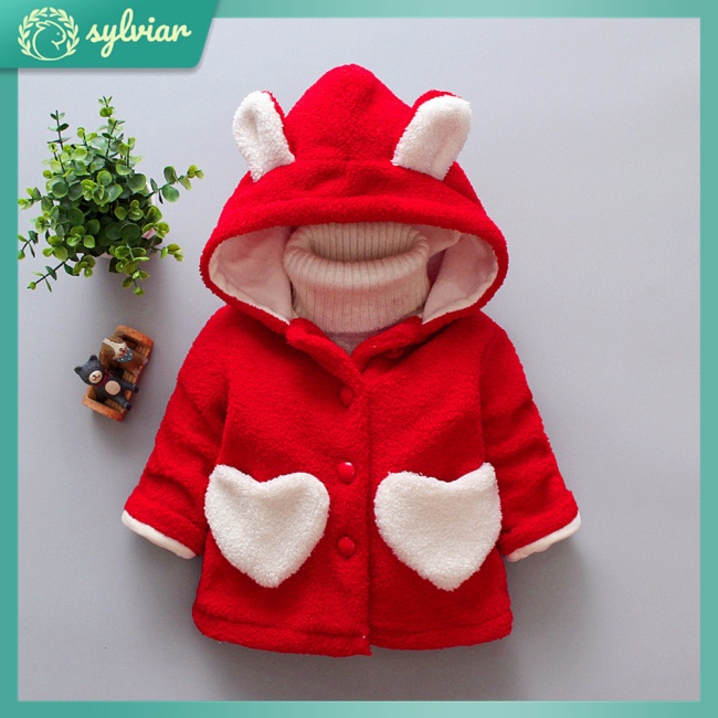 Áo Khoác Cotton Dày Có Nón Trùm Đầu Có Túi Một Hàng Nút Thoải Mái Trang Trí Túi Áo Hình Trái Tim Cho Nữ