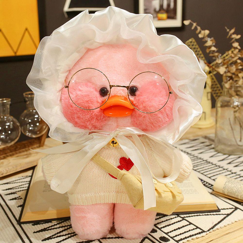 Thú Nhồi Bông Hình Con Vịt Màu Hồng Dễ Thương 30CM