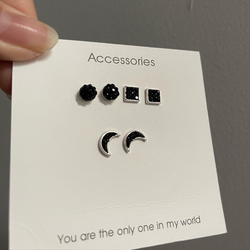 Set bông tai inox titan không ghỉ sét