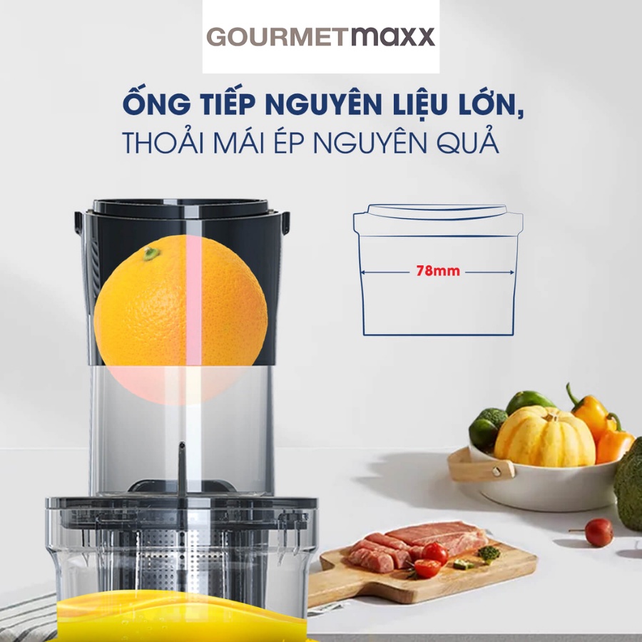 (Hàng Đức) Máy ép hoa quả tốc độ chậm GOURMETMAXX 200W
