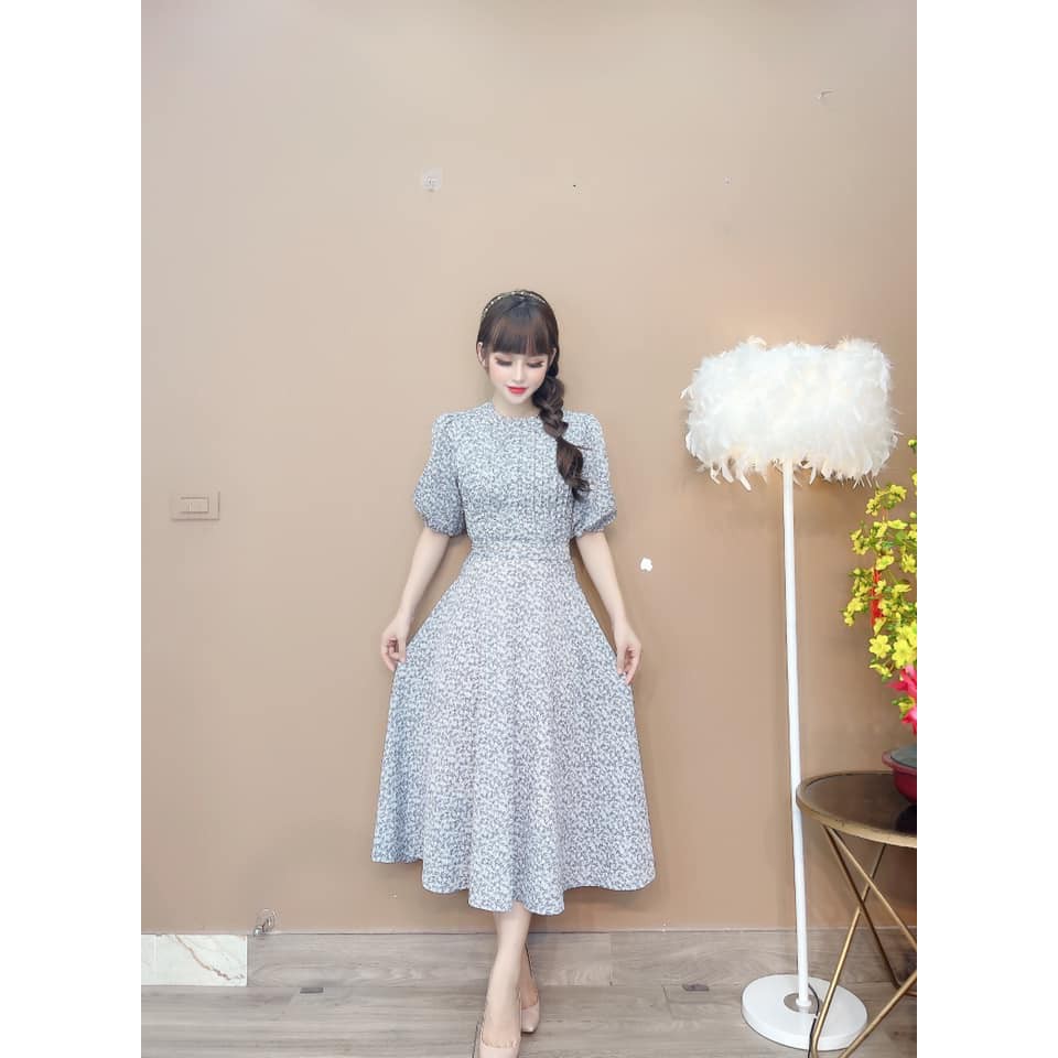 [Mã SKAMA06 giảm 8% tối đa 50K đơn 250K] Monoco- Váy hoa xếp ly ngực- 8438 | BigBuy360 - bigbuy360.vn