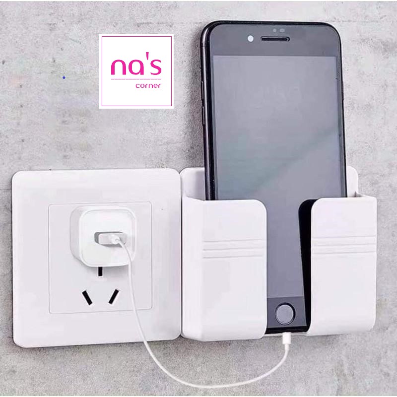 Giá Treo Kệ đựng Sạc Điện Thoại, Điều Khiển Remote dán tường