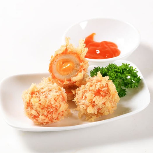 Viên Hải Sản Sốt Phô Mai - Mayonnaise - Cá Viên Chiên 500g