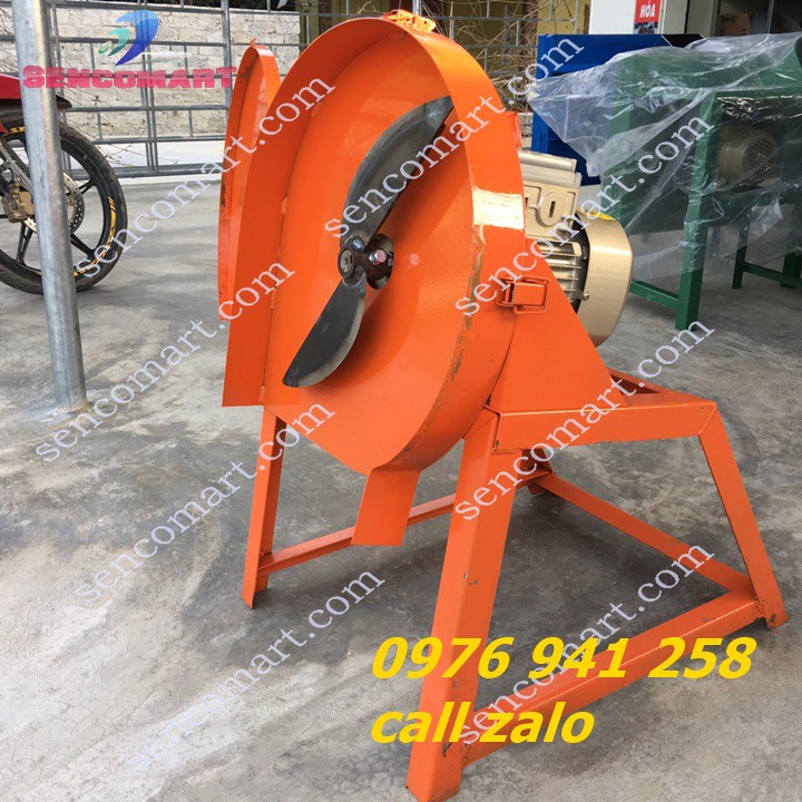 Máy băm chuối mịn nguyên cây cho gà vịt, Máy thái cỏ, rau bèo, rau muống đa năng Sencomart
