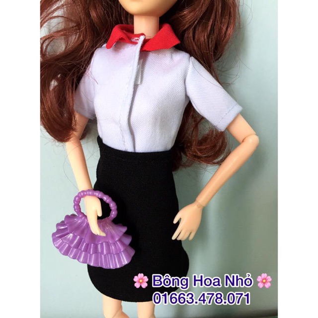 Đồng phục học sinh và y tá cho búp bê