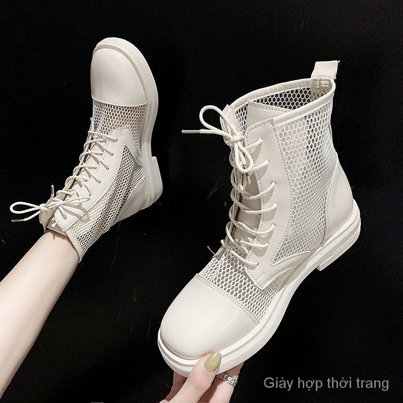 DR. MARTENS Giày Bốt Nữ Đế Dày Thời Trang Anh Quốc