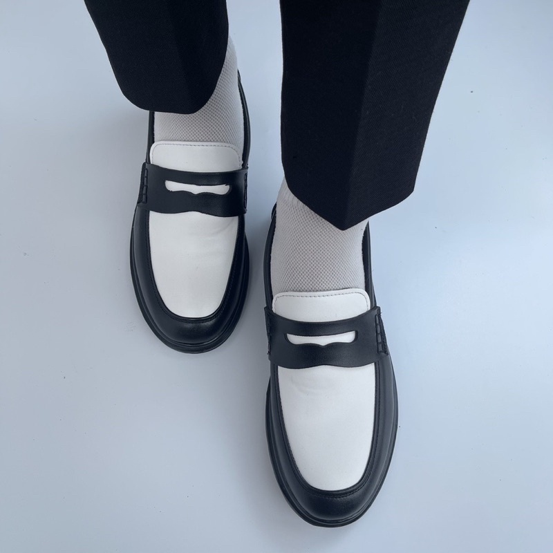Penny Loafer sơn tùng đế khâu, giày lười nam kiểu dáng Modern
