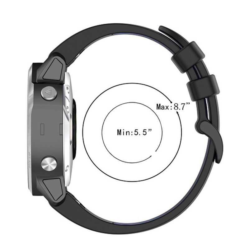 Dây Đeo Silicon 26mm Cho Đồng Hồ Thể Thao Fenix 7X Tactix Delta Vertix 2 Enduro Descent Mk1