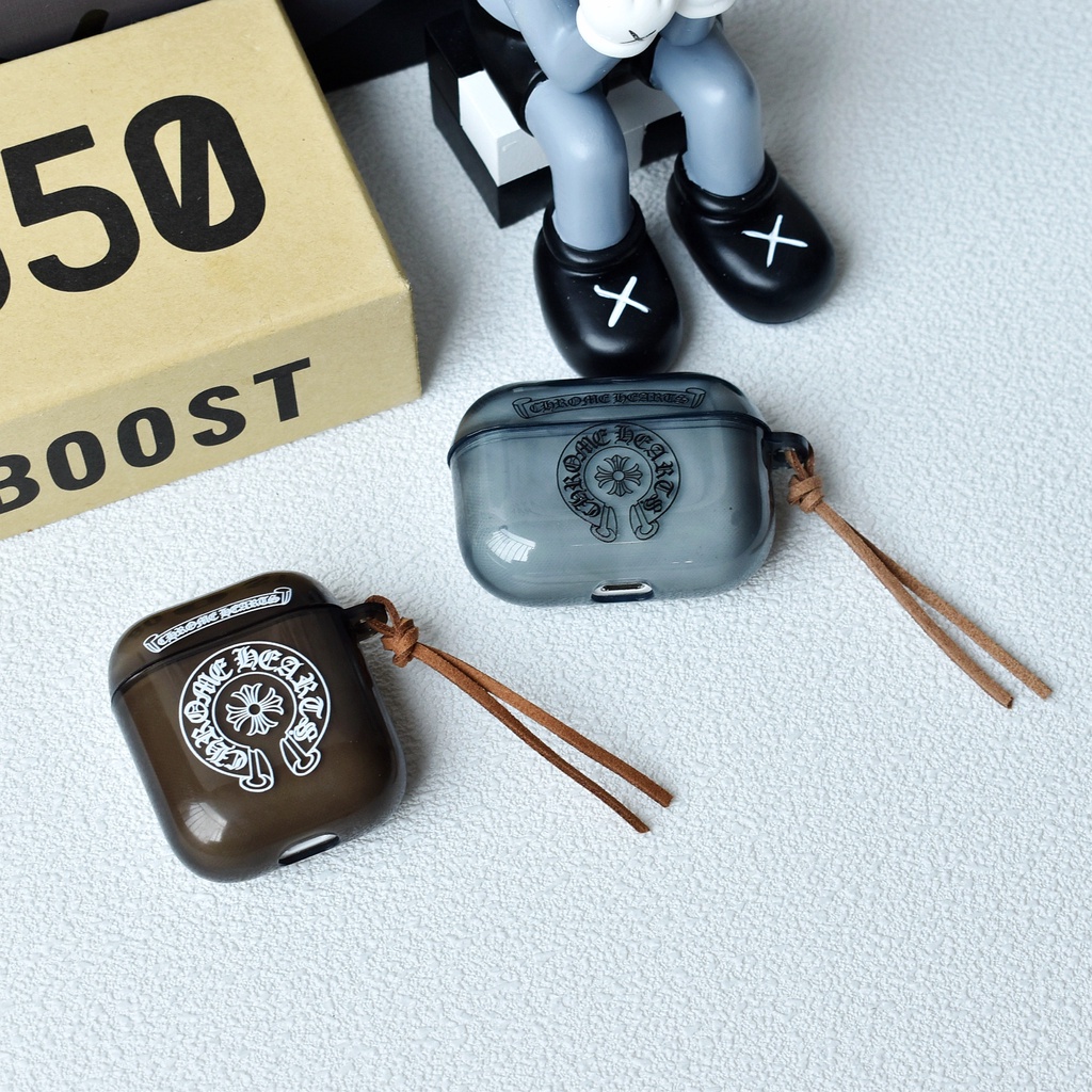 Vỏ Bảo Vệ Hộp Sạc Tai Nghe compatible AirPods3 Pro compatible AirPods2 Gen Hình Crow Heart 20213