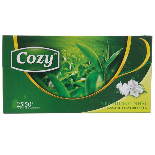 Trà túi lọc cozy hương hoa quả hộp 25 gói