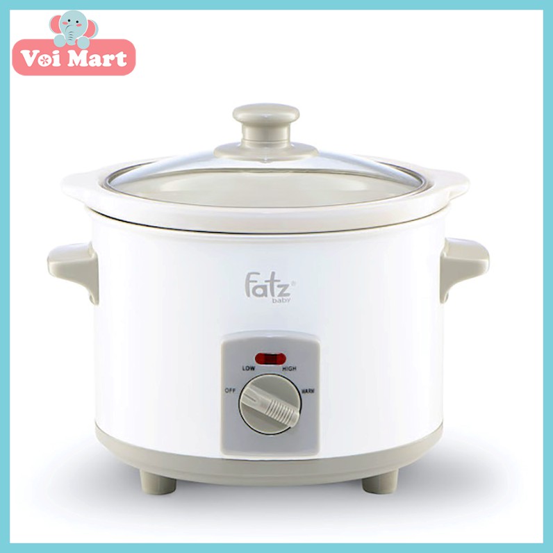 ⚡RẺ VÔ ĐỊCH⚡ NỒI NẤU CHẬM FATZBABY 1.5L - SLOW 1 - FB9015MH BẢO HÀNH CHÍNH HÃNG 12 THÁNG