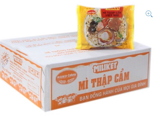 Thùng mì Miliket Thập cẩm (30 gói)