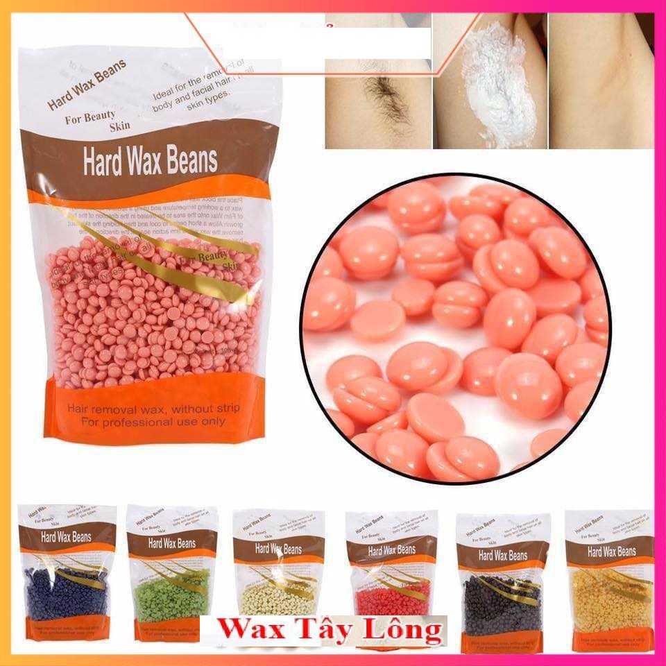 (Free que gỗ) Sáp wax lông nóng dạng hạt đậu Viên Hard Wax Beans 100g HWB6