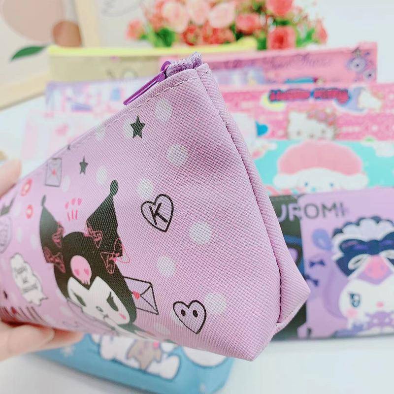 Sanrio Hộp Đựng Bút Chì Kiểu Dáng Đơn Giản Màu Kẹo Dễ Thương Cho Bé Sanrio mymelody Kuromi Cinnamoroll