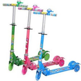 [SIÊU ĐẸP] XE TRƯỢT Scooter - Có phanh hãm, 3 bánh phát sáng VÀ chuông