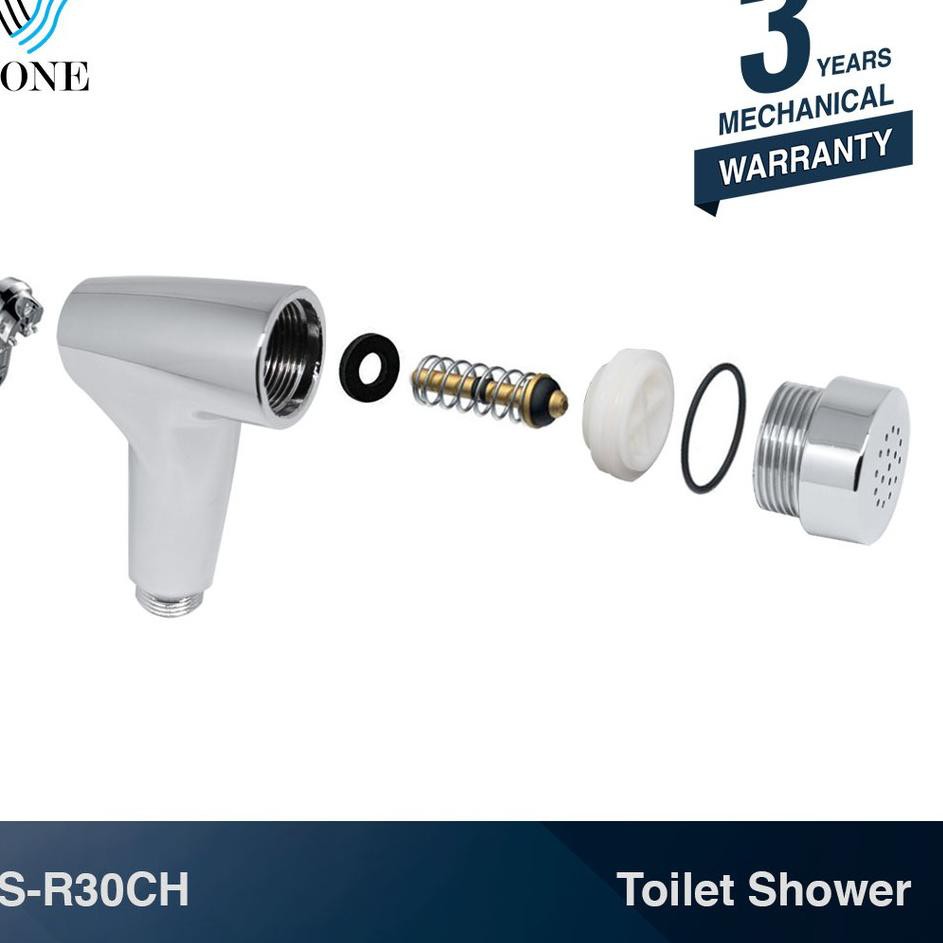 Bộ Vòi Xịt Toilet Vone Hs-30 Mạ Chrome Chất Lượng Cao