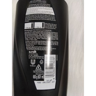 Dầu gội Sunsilk 650g.