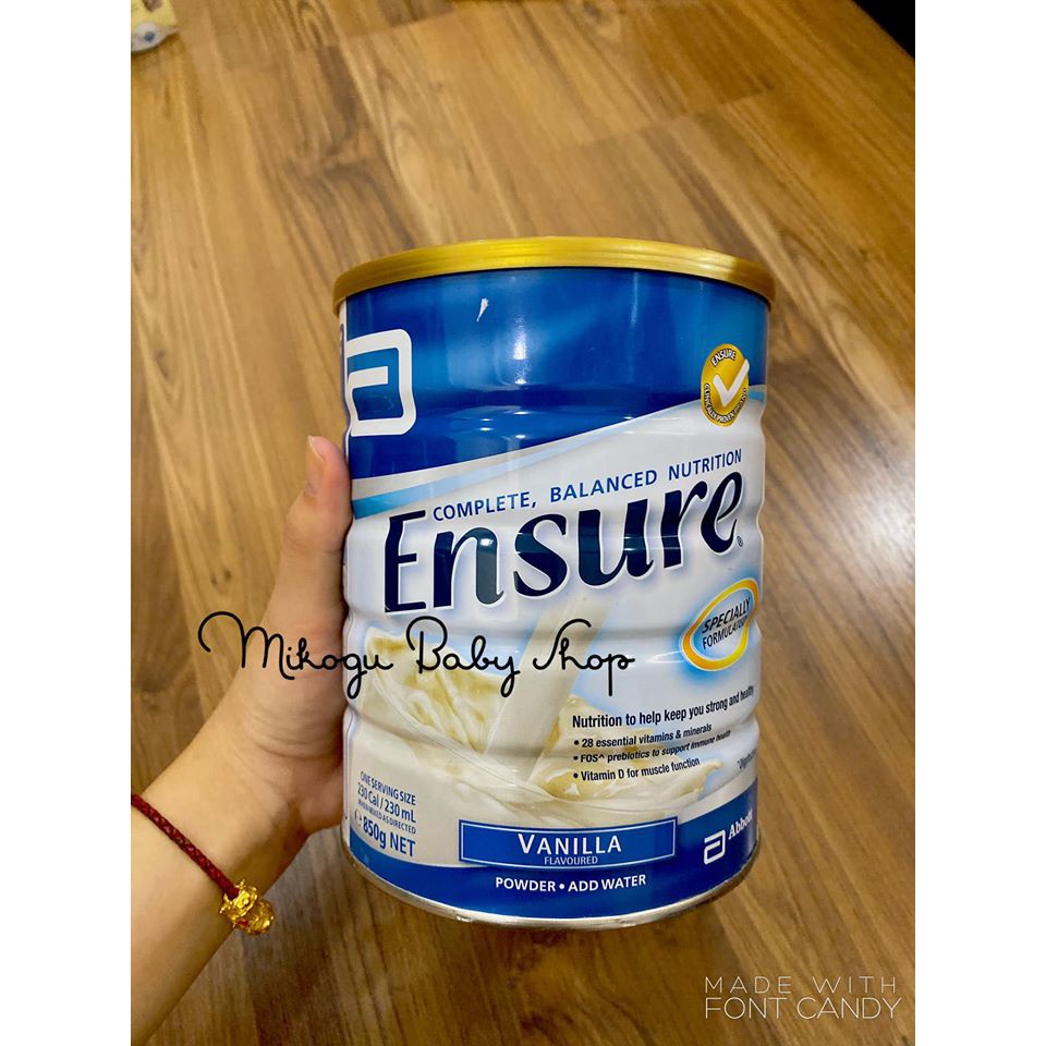 Ensure Úc vị Vanilla 850g