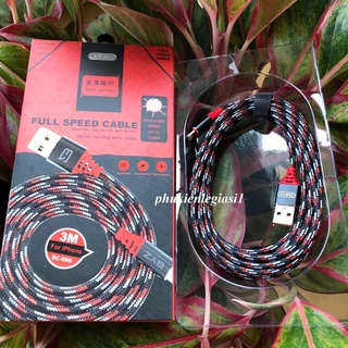 Cáp sạc byz 090 dài 3m đầu lai ning