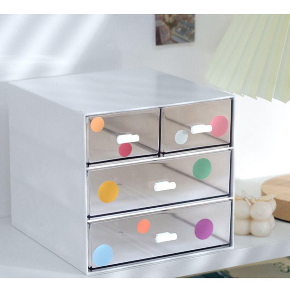 Miếng Dán Chấm Bi Màu Sắc Cầu Vồng Dùng Trang Trí Sổ Tay DIY