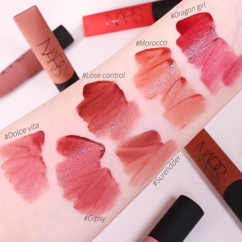 Son kem lì Nars Air Matte Lip Color chất nhẹ, mịn môi