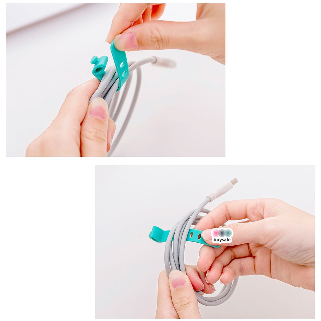 Dây silicone quấn tai nghe, dây cáp sạc chống rối chống gãy