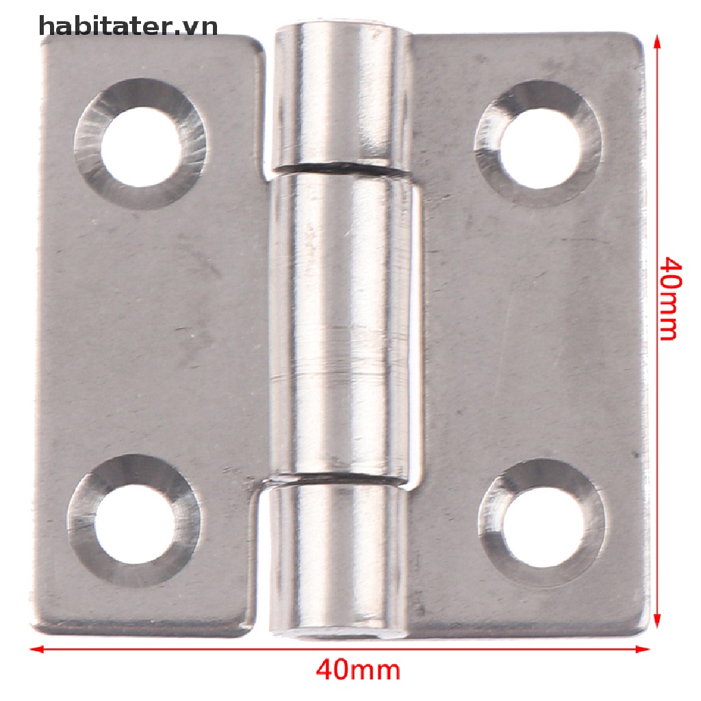 Bản lề công nghiệp bằng thép không gỉ bền bỉ chất lượng cao 40*40*2mm