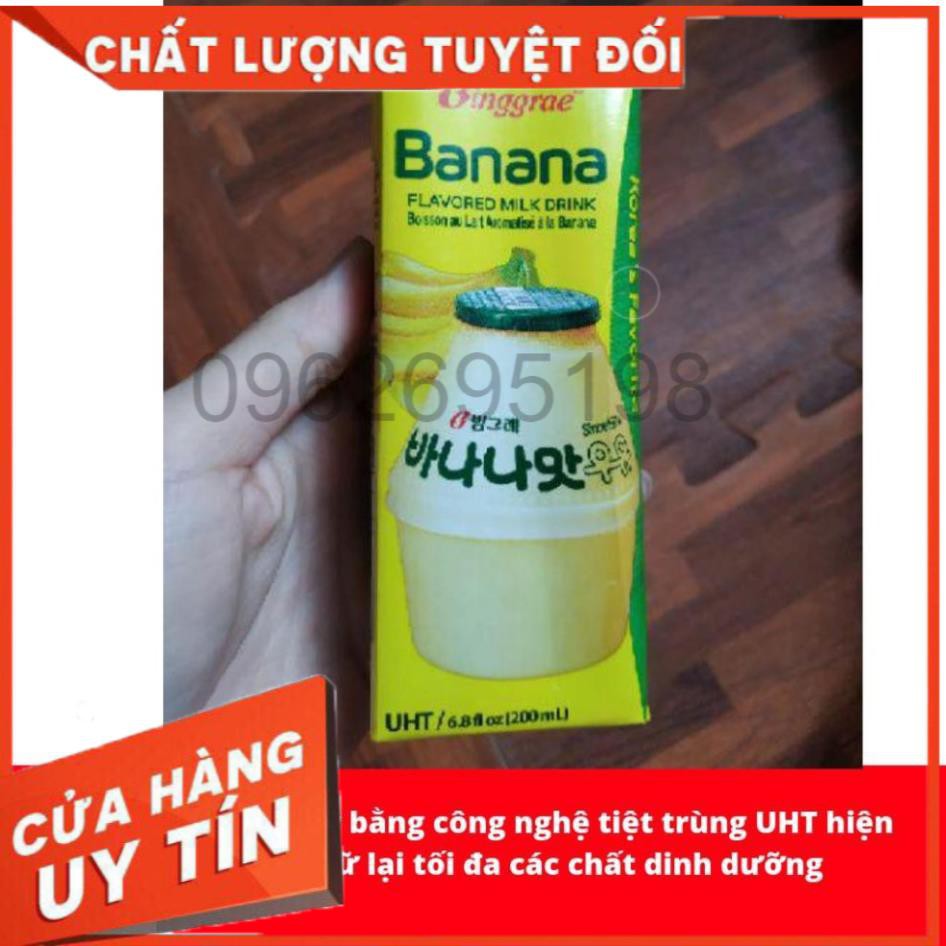 SỮA CHUỐI BINGGRAE HÀN QUỐC HỘP 200ML