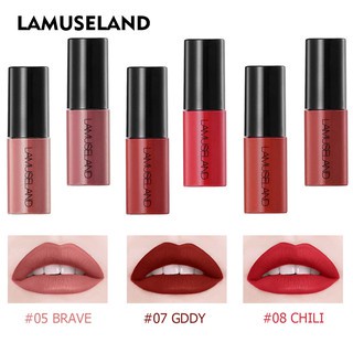 Son Môi LAMUSELAND Mini 12 Màu Tùy Chọn Lâu Trôi 3.5g L18L11