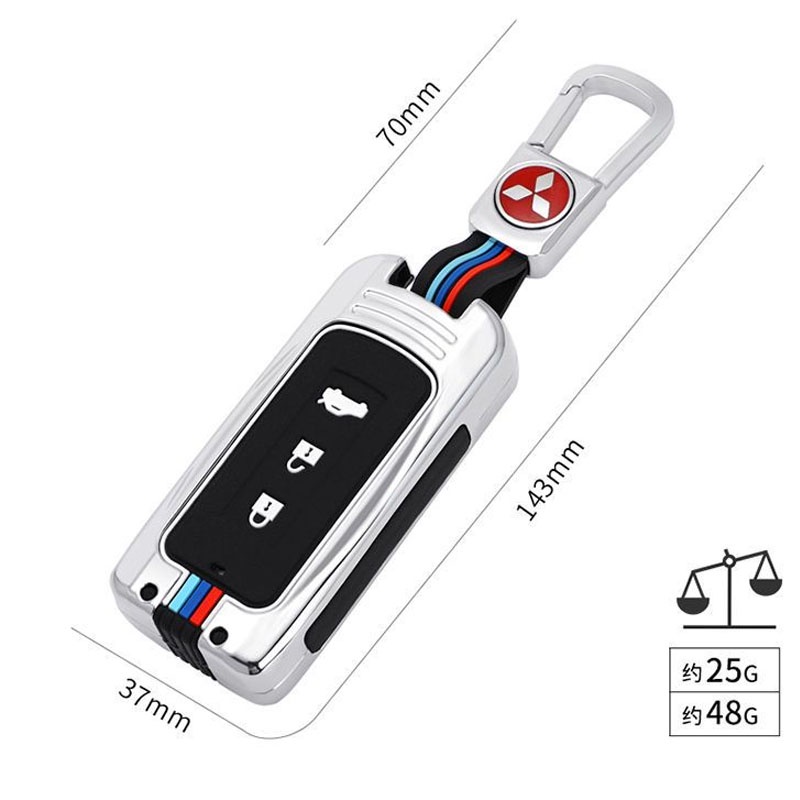 MITSUBISHI Vỏ Bọc Chìa Khóa Bằng Kim Loại Chống Trầy Cho Triton Lancer xpander ASX Mirage Attrage Outlander Pajero