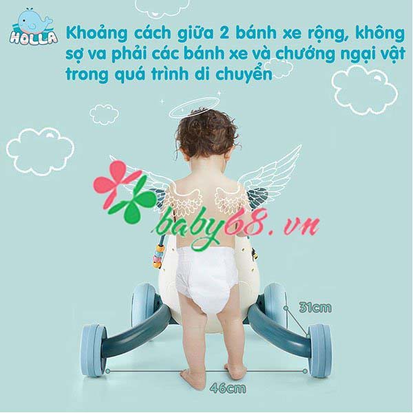 Xe tập đi Holla đa năng 2021, Chống lật chống trơn trượt
