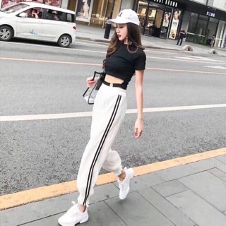 Sét Bộ Crotop Quần Baggy