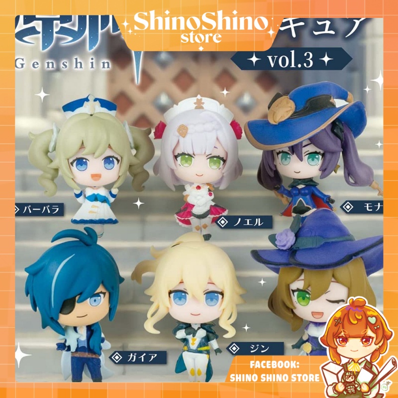 [có sẵn] mô hình mini figure genshin impact official bushiroad chính hãng vol 3