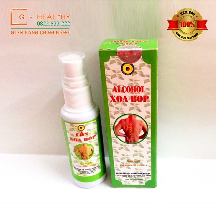Cồn Xoa Bóp Viện Y Học Cổ Truyền Quân Đội - G HEALTHY