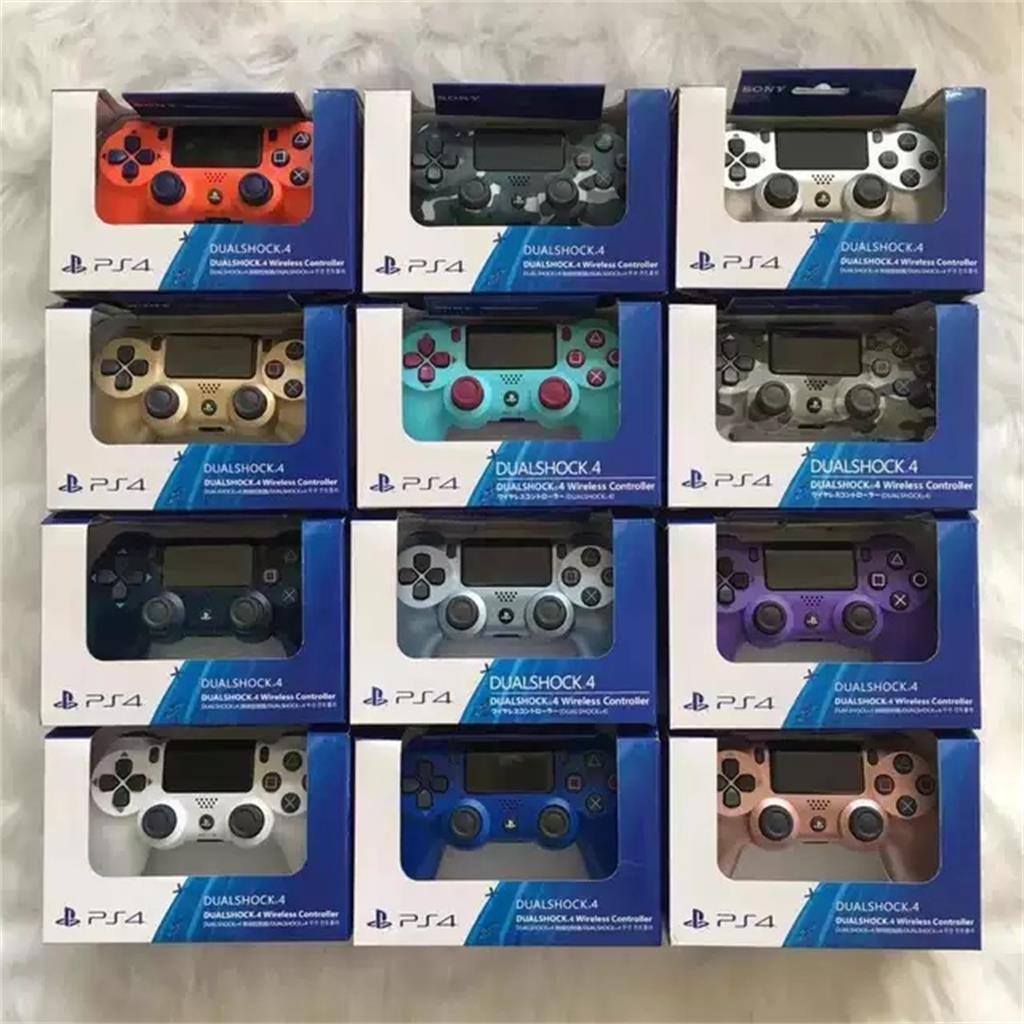 Tay Cầm Chơi Game Ps4 Dualshock 4 V2 Có Dây Kết Nối Bluetooth Cho Playstation 4 Ps4 Pc Laptop Không Dây