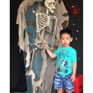 bộ xương 3d trang trí halloween