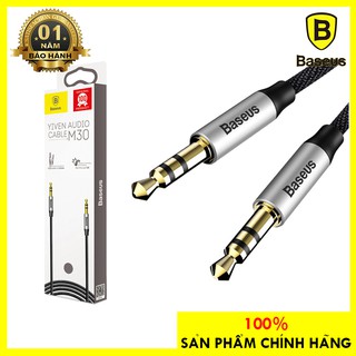 Dây cáp âm thanh AUX Audio 3.5 Baseus M30 (Aux Cable 3.5mm Jack Male to Male)