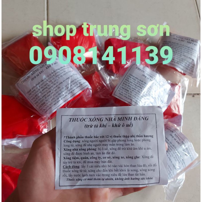 Gói xông nhà siêu thơm khử trược tẩy uế giúp mua may bán đắt