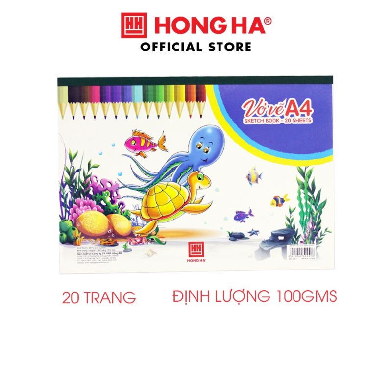 Vở vẽ Hồng Hà A4 (4941) - vở vẽ