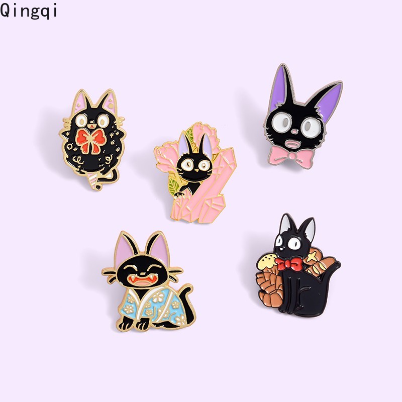 Ghim Cài Áo Miss Zoe Hình Chú Mèo Đen Đáng Yêu