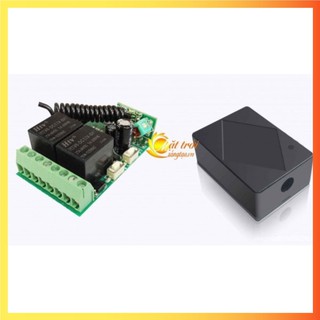Mạch công tắc điều khiển từ xa 2 cổng học lệnh RF 4 chế độ 12VDC