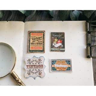 Sticker thương hiệu vintage