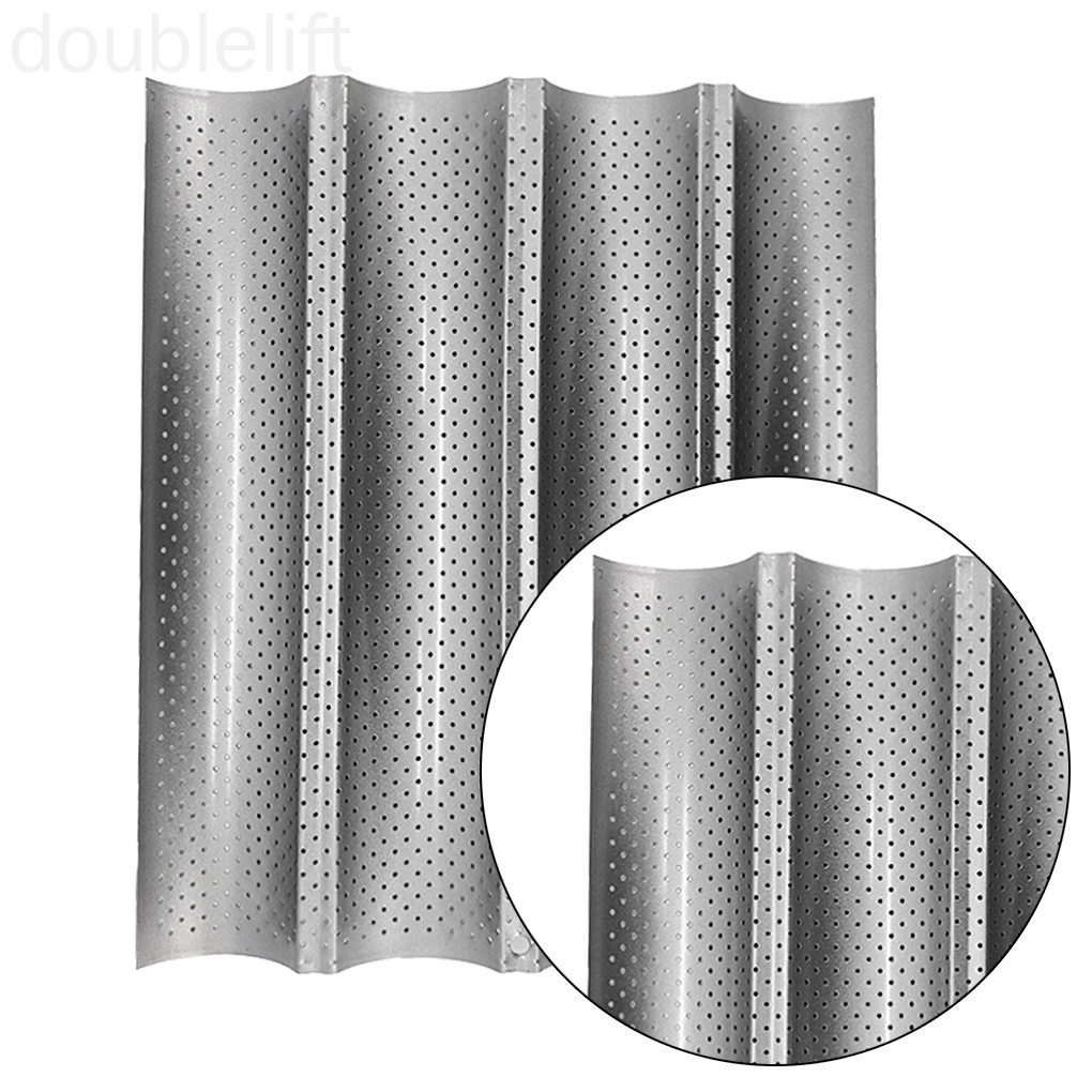 Khuôn Nướng Bánh Mì Kiểu Pháp 4 Ngăn Bằng Thép Carbon Chống Dính Tiện Dụng