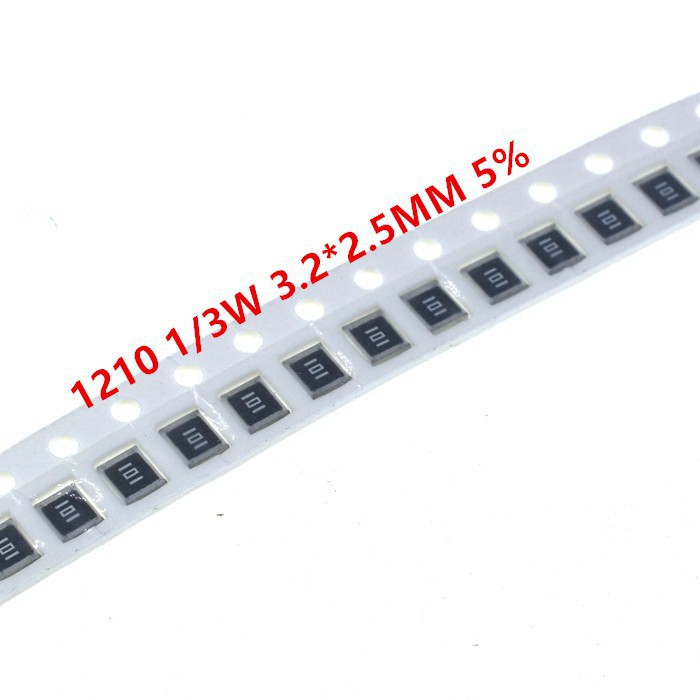 Bộ 50 chip điện trở 1210 1812 2512 smd 910r 1k 1.1k 1.2k 1.5k 1.6k 1.8k 2k 2.2k 2.4k 2.7% 5h