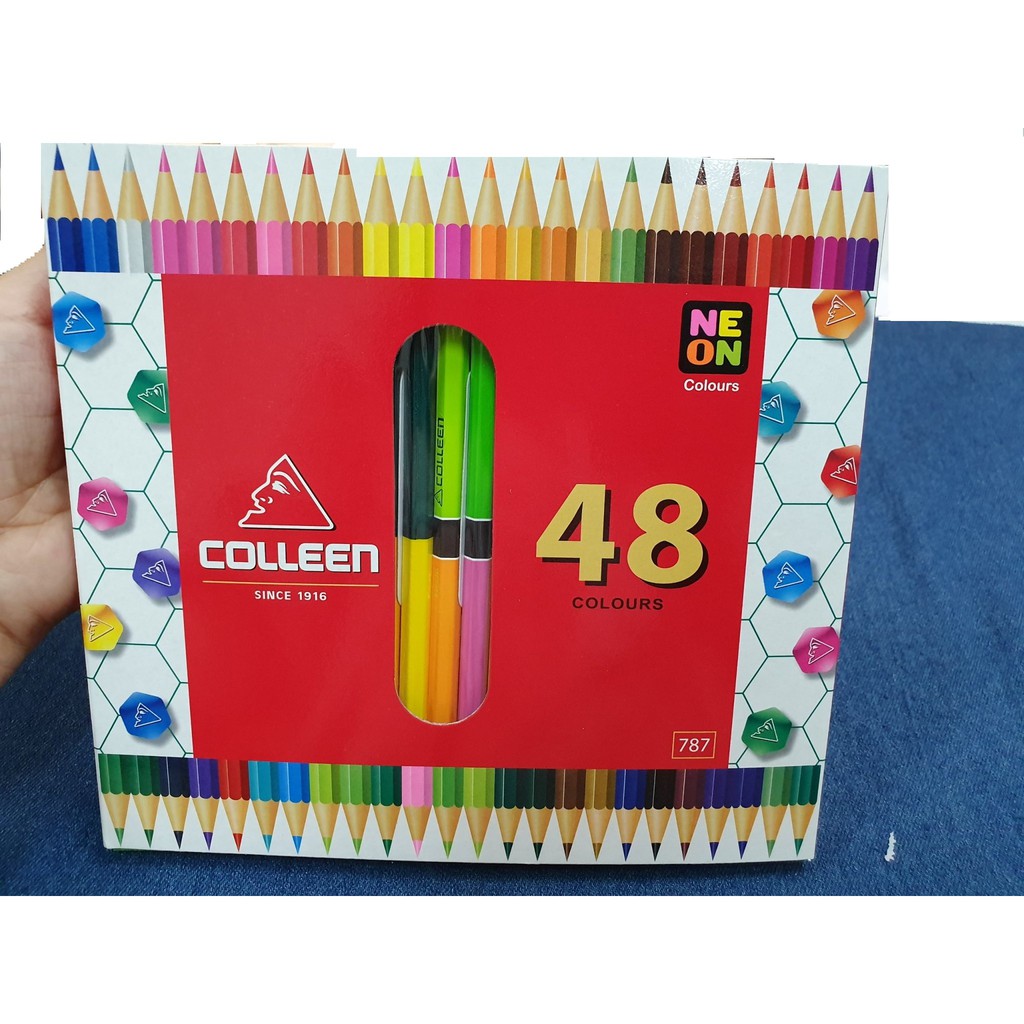 Chì màu Colleen Neon 2 đầu