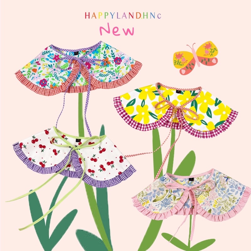 Cổ áo mix họa tiết cute | Độc quyền HAPPYLAND.HNc