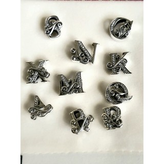 Charm bạc 925  - chử cái