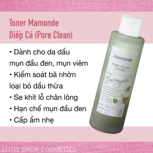 Nước hoa hồng Mamonde Toner/ Nước cân bằng Mamonde Toner 250ml (có ảnh thật shop chụp) | BigBuy360 - bigbuy360.vn