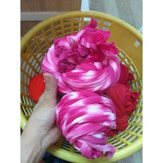 Vải voan làm hoa handmade khách đặt